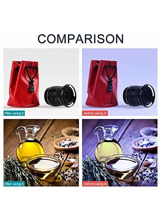 Sedremm Grey Card White Balance Card 3 in 1 Digital Color Correction Set 18% Exposure Photography Card for Video DSLR and Film with Microfiber Cleaning Cloth - Image 4