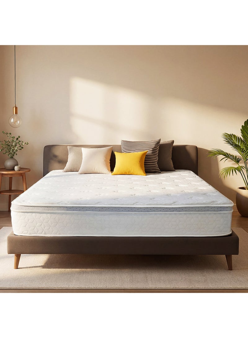 Kurlon مرتبة كيرلون التنفيذية بنل | رغوة معاد تشكيلها | مرتبة بنل | دعم العمود الفقري والظهر | مرتبة طبية | تقنية نيم فريش | حجم كوين (200L x 150W x 20H سم) | تجربة لمدة 10 ليالٍ - Image 1