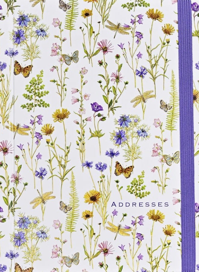 Peter Pauper Press Wildflower Garden Large Address Book - Image 1