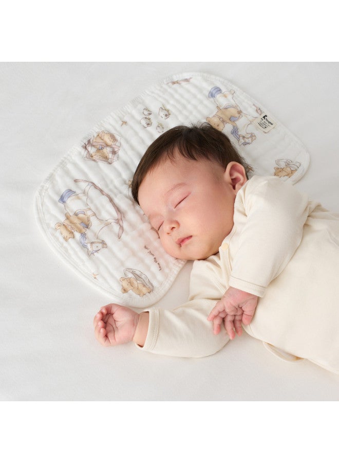 Tongtai Baby Cloud Slice Pillow Pure Cotton Newborn Pillow Infant All-cotton Seersucker Sweat-absorbent Breathable Pillowcase - Image 3