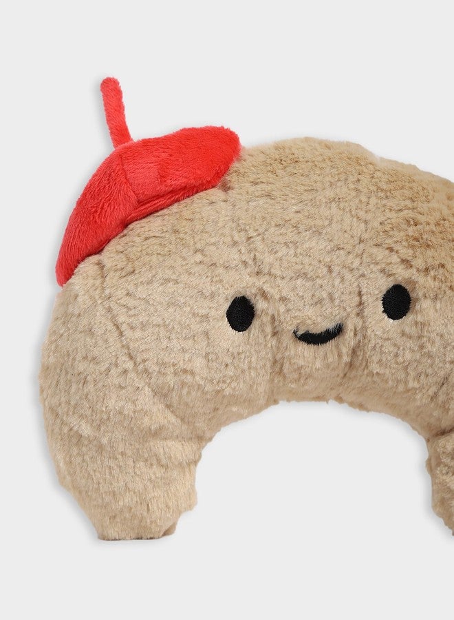 Mi Arcus Croissant Shape Soft Plush Toy for Infants Boys Girls Beige (3-12 Months) - Image 4