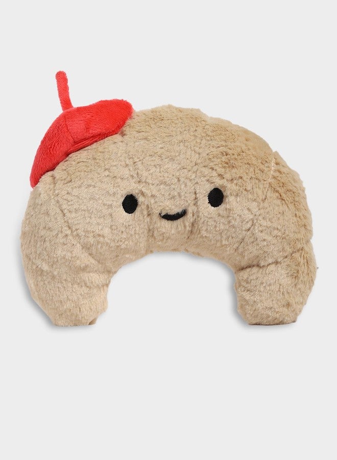 Mi Arcus Croissant Shape Soft Plush Toy for Infants Boys Girls Beige (3-12 Months) - Image 3