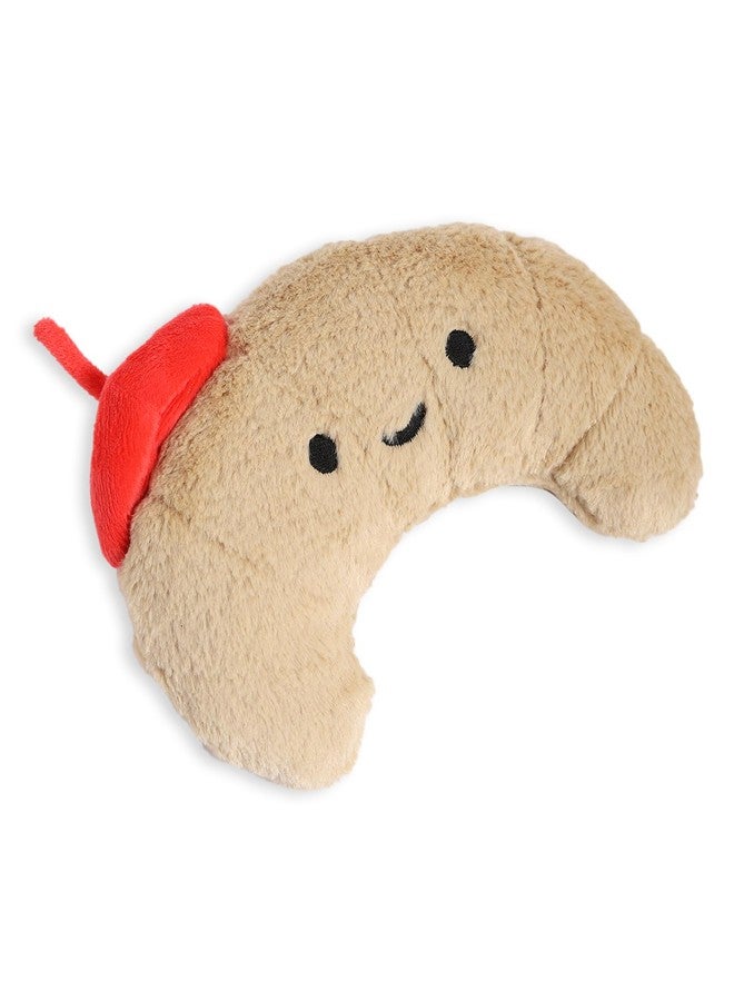Mi Arcus Croissant Shape Soft Plush Toy for Infants Boys Girls Beige (3-12 Months) - Image 1