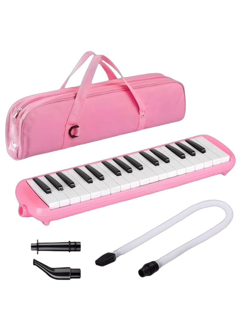 Generic - Melodica 32 Keys Mini Piano Blow Organ Key Flute With 2 Mouthpieces & Carry Case - Image 1