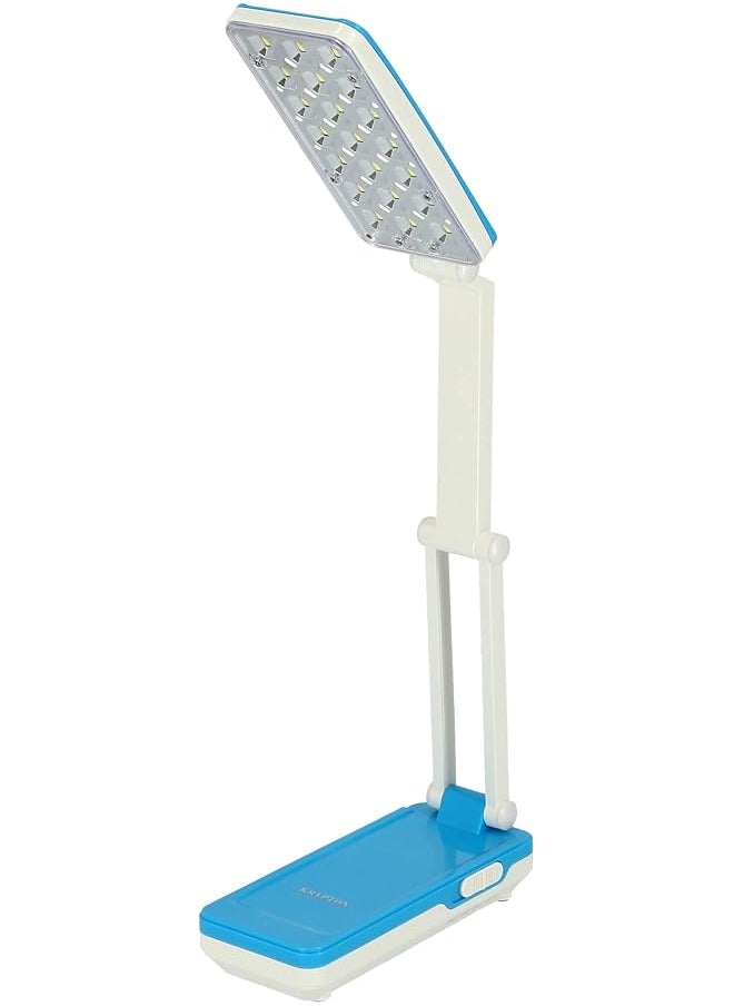 KRYPTON Rechargeable Reading Lamp Light 21 Pcs Led Light For Reading In Bed Eye Care Night Light With Folding Neck Rechargeable Desk Lamp  - Image 1