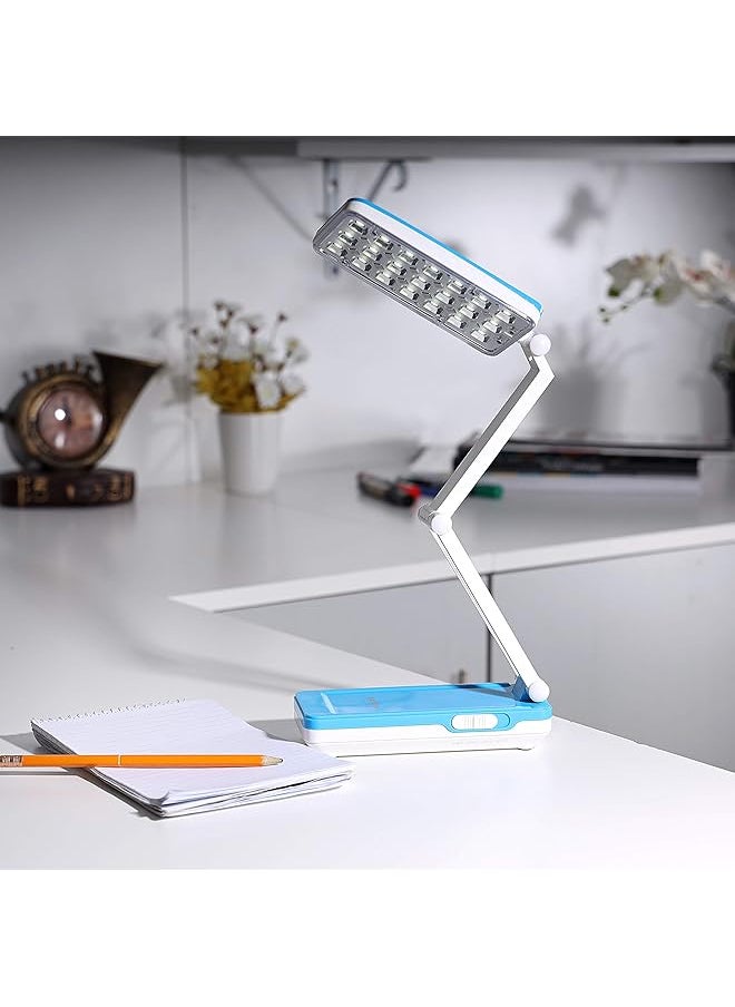 KRYPTON Rechargeable Reading Lamp Light 21 Pcs Led Light For Reading In Bed Eye Care Night Light With Folding Neck Rechargeable Desk Lamp  - Image 4