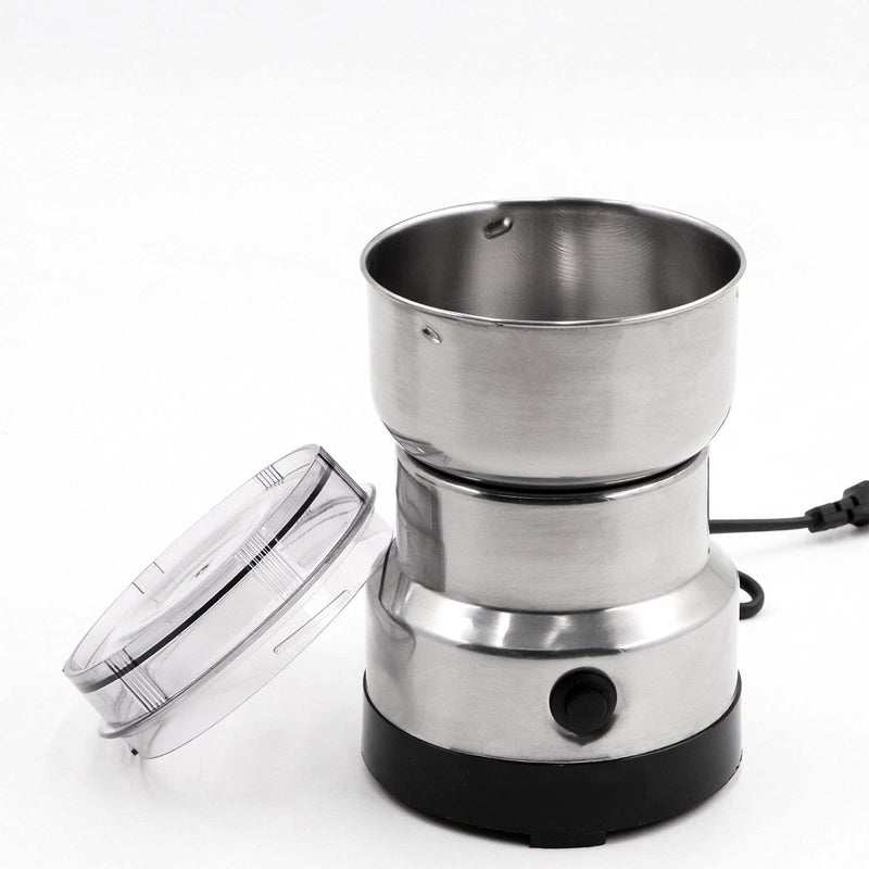 Drumstone (10 𝒀𝒆𝒂𝒓𝒔 𝑾𝒂𝒓𝒓𝒂𝒏𝒕𝒚) Electric Stainless Steel Grinder | High-Speed Mini Grinder for Spices, Coffee, Herbs, Nuts & Grains | Powerful Motor, Compact Design - Image 2