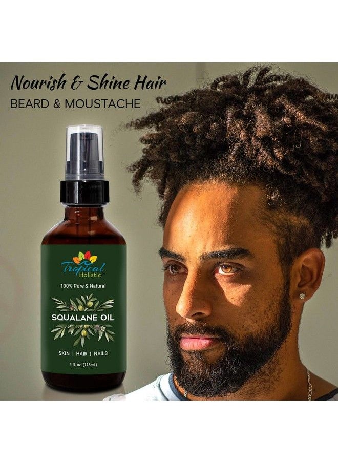 Tropical Holistic Squalane Oil 4 Fl Oz(Large) Premium Quality 100% Pure & Natural Plant Derived Vegan Facial Oil Lightweight Fast Absorbing Multipurpose Moisturizer For Face Neck Body Hair And Nails  - Image 5