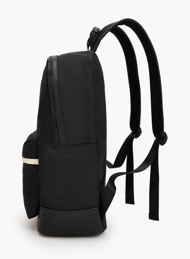 Lee Cooper BLACK Colorblock Print Backpack With Padded Straps for Women | Best Price UAE