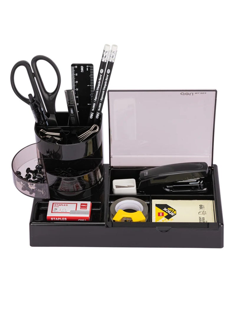 Deli 16-Piece Desk Stationery Set With Desk Organizer - Image 5