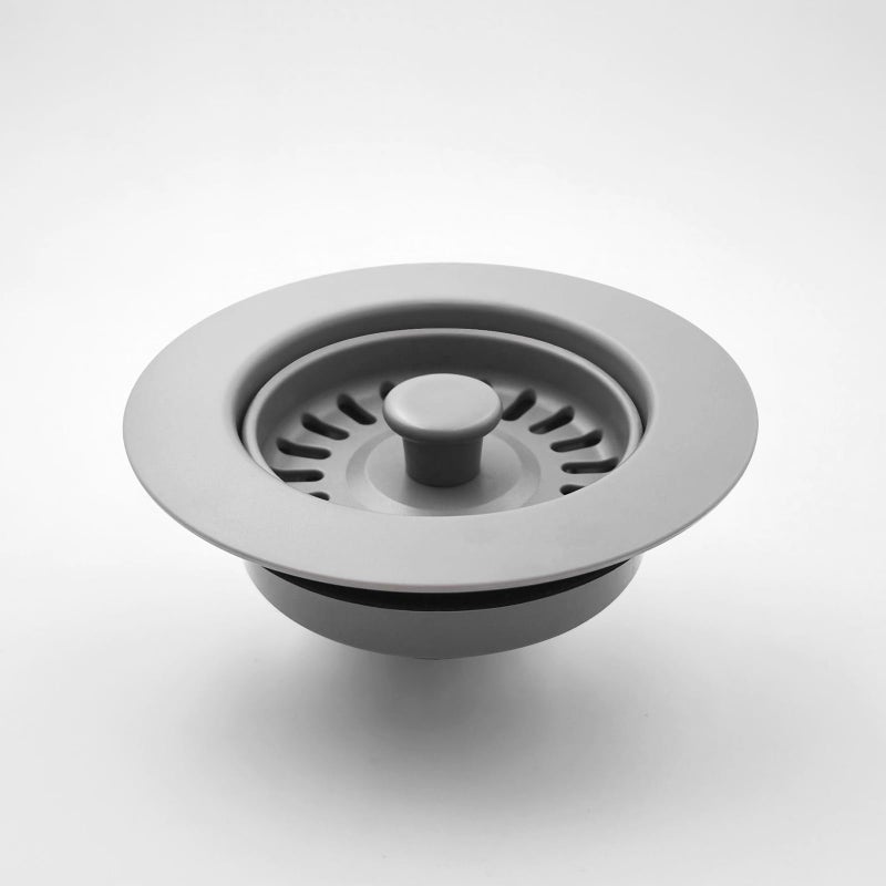 GZILA Garbage Disposal Strainer and Stopper with Decorative Disposal Flange in Gray, Matching Gray Granite Kitchen Sink and Faucet, Fit 3.5 Inch Standard Drain Hole - Image 3
