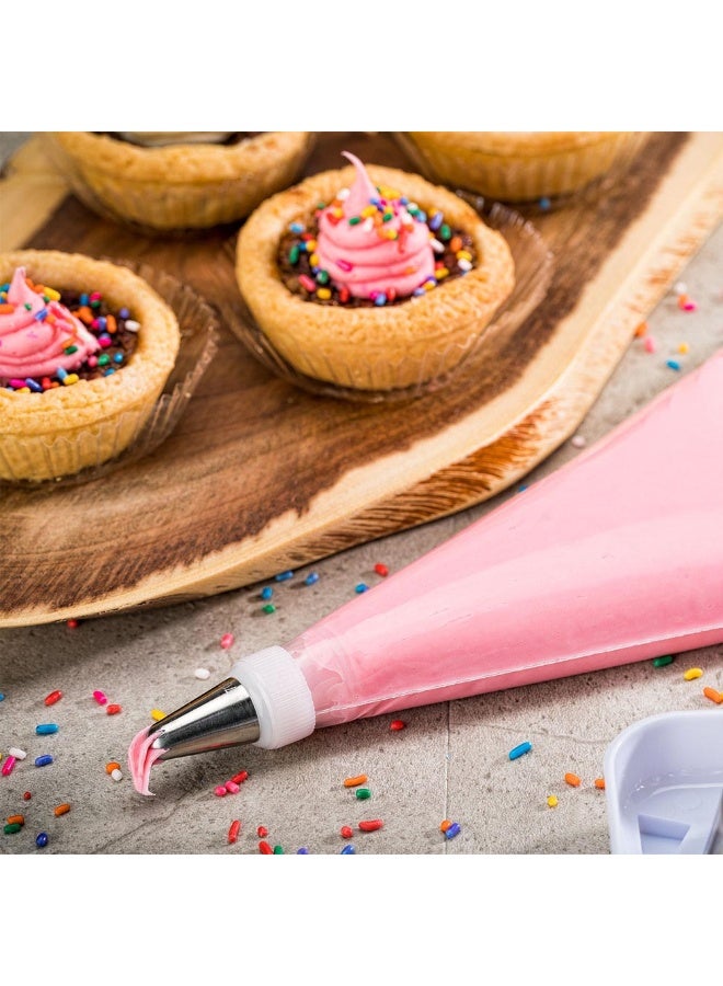 Restaurantware Pastry Tek 21 x 10.2 Inch Piping Bags, 100 Disposable Pastry Bags - Sturdy, No Slip, Clear Plastic Baking Bags, To Decorate Cakes, For Parties Or Bakeries - Image 3