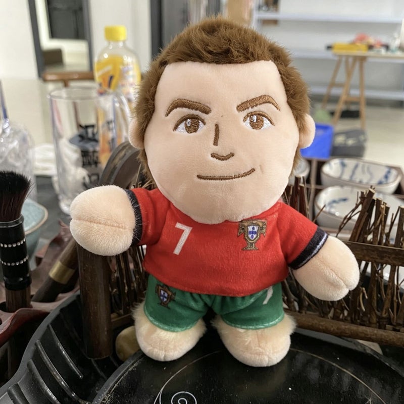 2026 World Cup Cristiano Ronaldo Plush Doll Keychain - Image 2