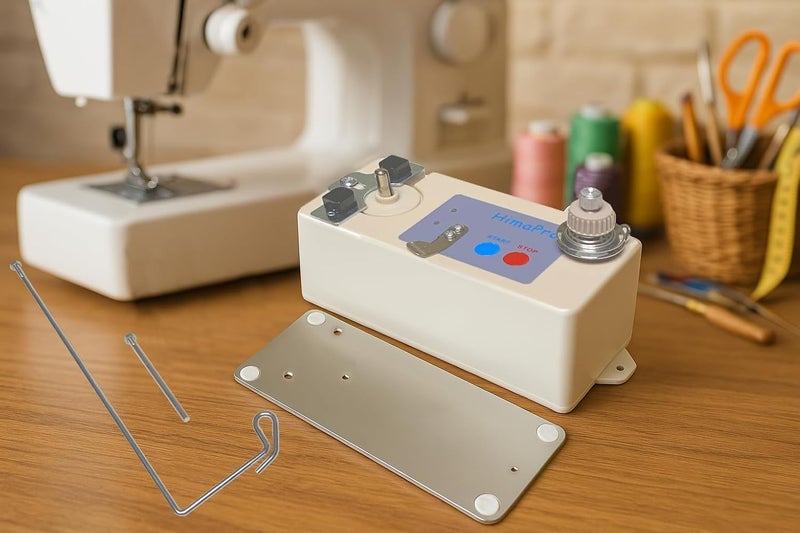 HimaPro Automatic Bobbin Winder for Sewing Machine Electrical Bobbin Winder Electric Bobbin Winder - Adjustable Bobbin Slot - Fast and Efficient Winding Experience - Image 5