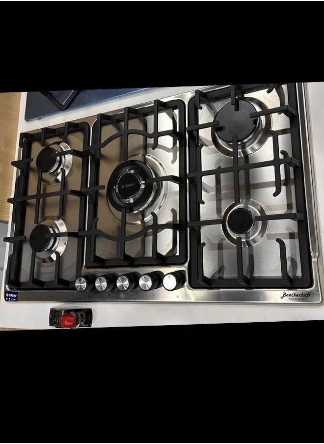 90 Cm Gas Hob Stainless Steel with WOK 2 Years warranty - pzsku/Z01E5B2E343D5042A3E79Z/45/_/1673934302/e7f3ee5f-56c9-4d0b-bfd3-6b922c6c5694