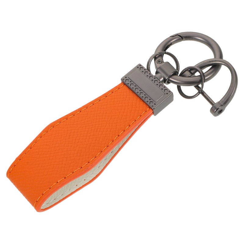 Faux Leather Car Keychain: Keychain with Swivel Clasp and Anti-Loss D- - Car key Key Chain for Men and Women - Image 1
