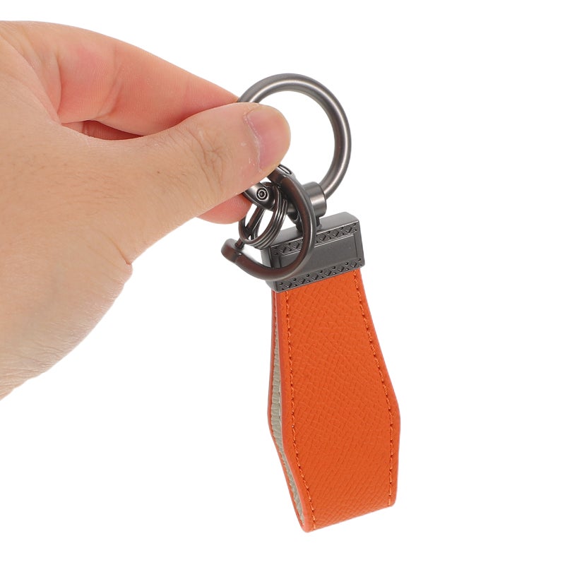 Faux Leather Car Keychain: Keychain with Swivel Clasp and Anti-Loss D- - Car key Key Chain for Men and Women - Image 3