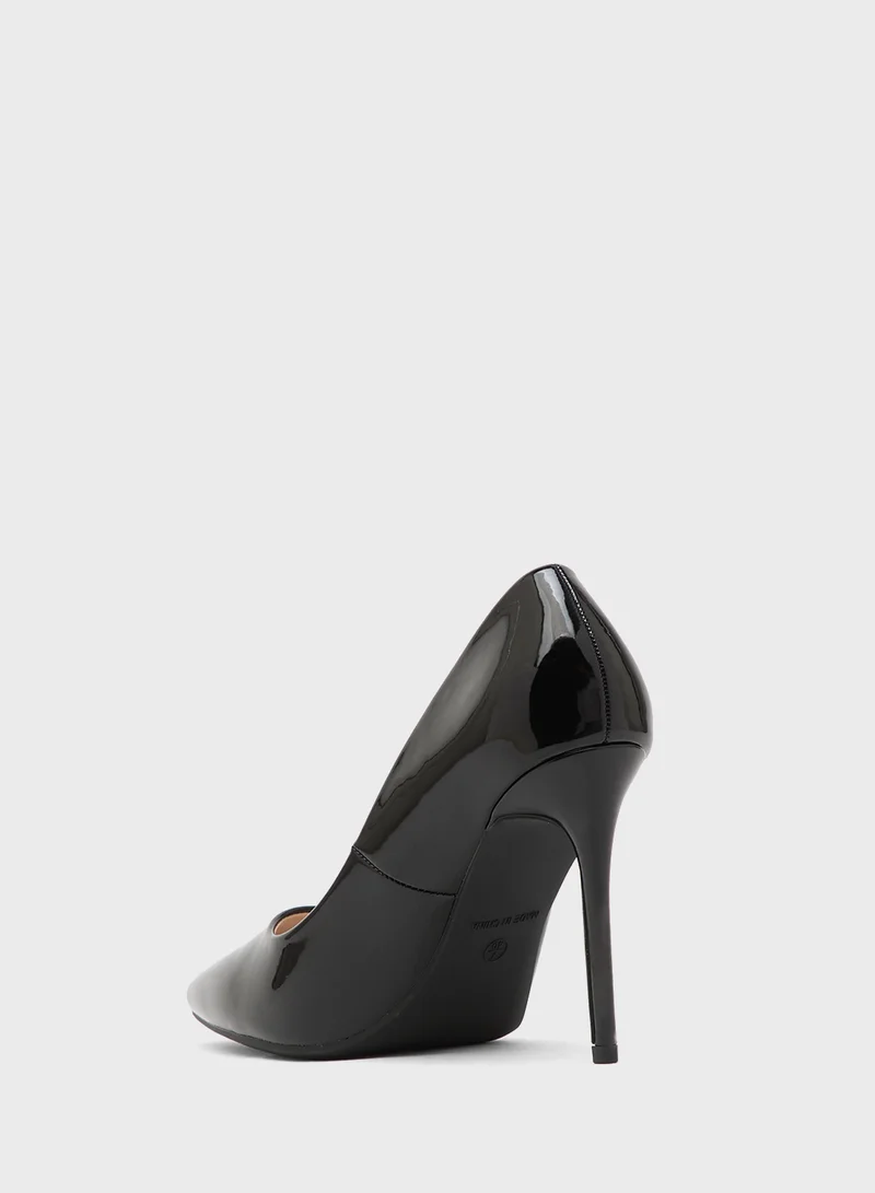 Truffle Bone Heeled Pumps