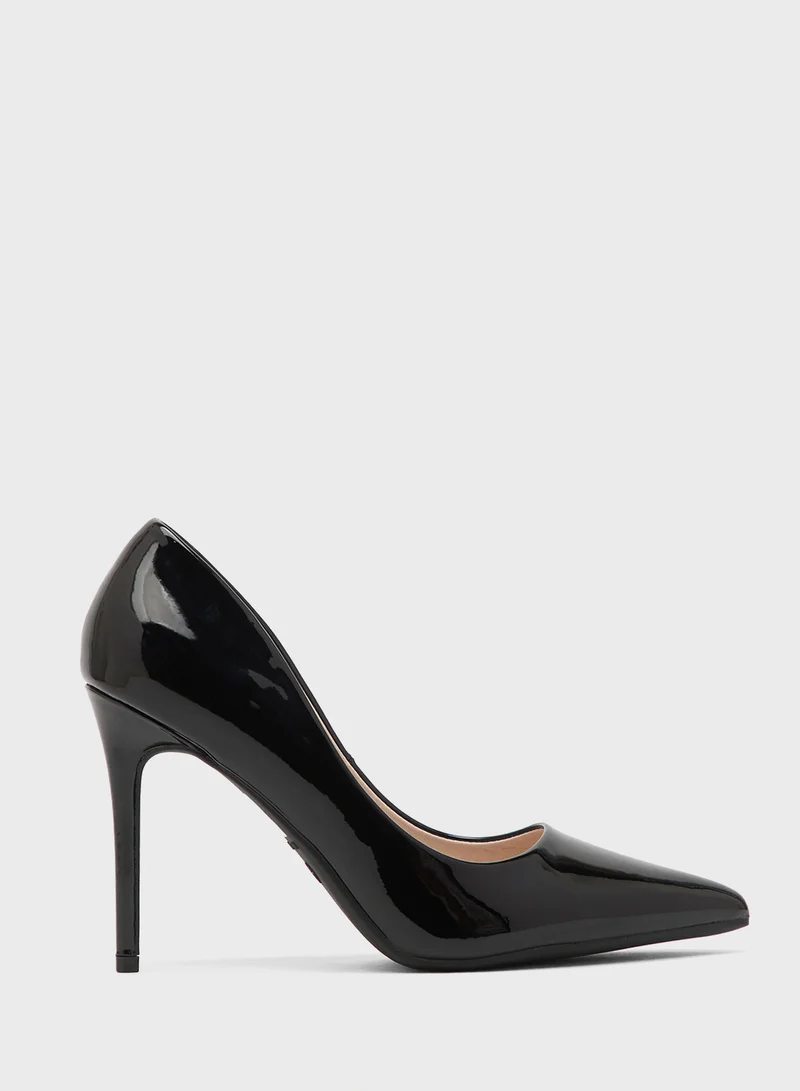 Truffle Bone Heeled Pumps