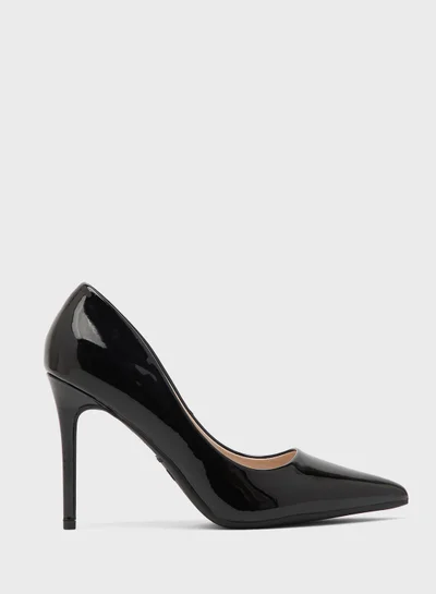 Truffle Bone Heeled Pumps