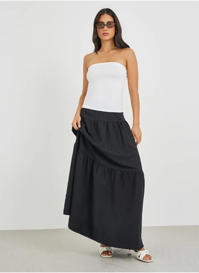 Styli Styli Solid Bandeau Neck Top