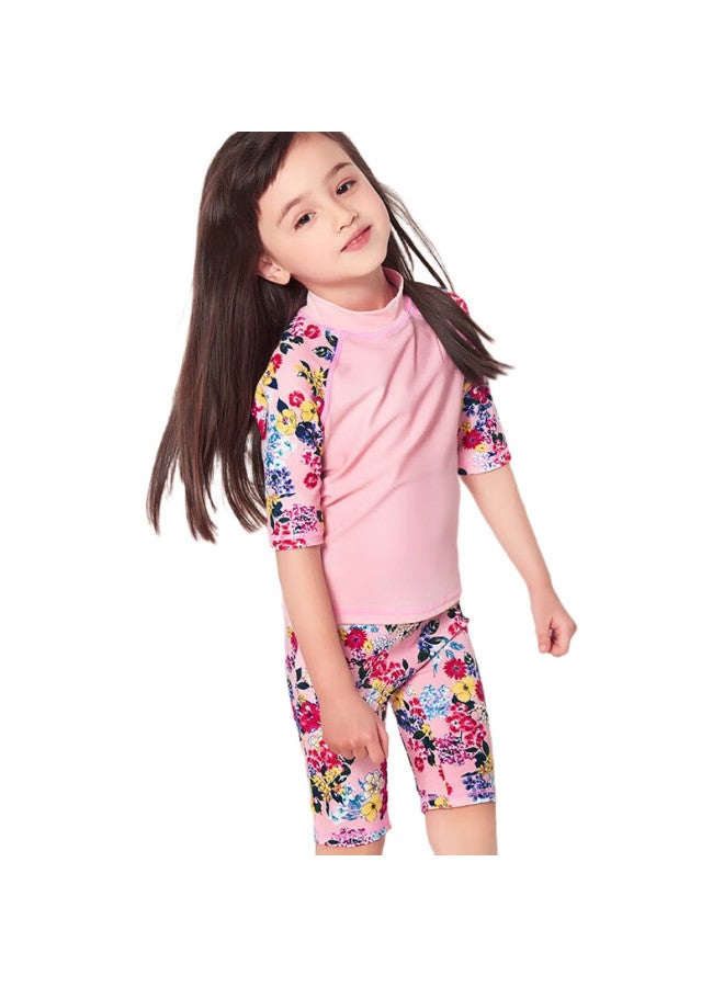 Yizi Children'S Swimsuit, Girls' Two-Piece Swimwear, Surfing Suit, Hot Spring Swimwear, Ezi12004 - Image 1