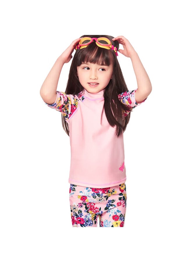 Yizi Children'S Swimsuit, Girls' Two-Piece Swimwear, Surfing Suit, Hot Spring Swimwear, Ezi12004 - Image 2