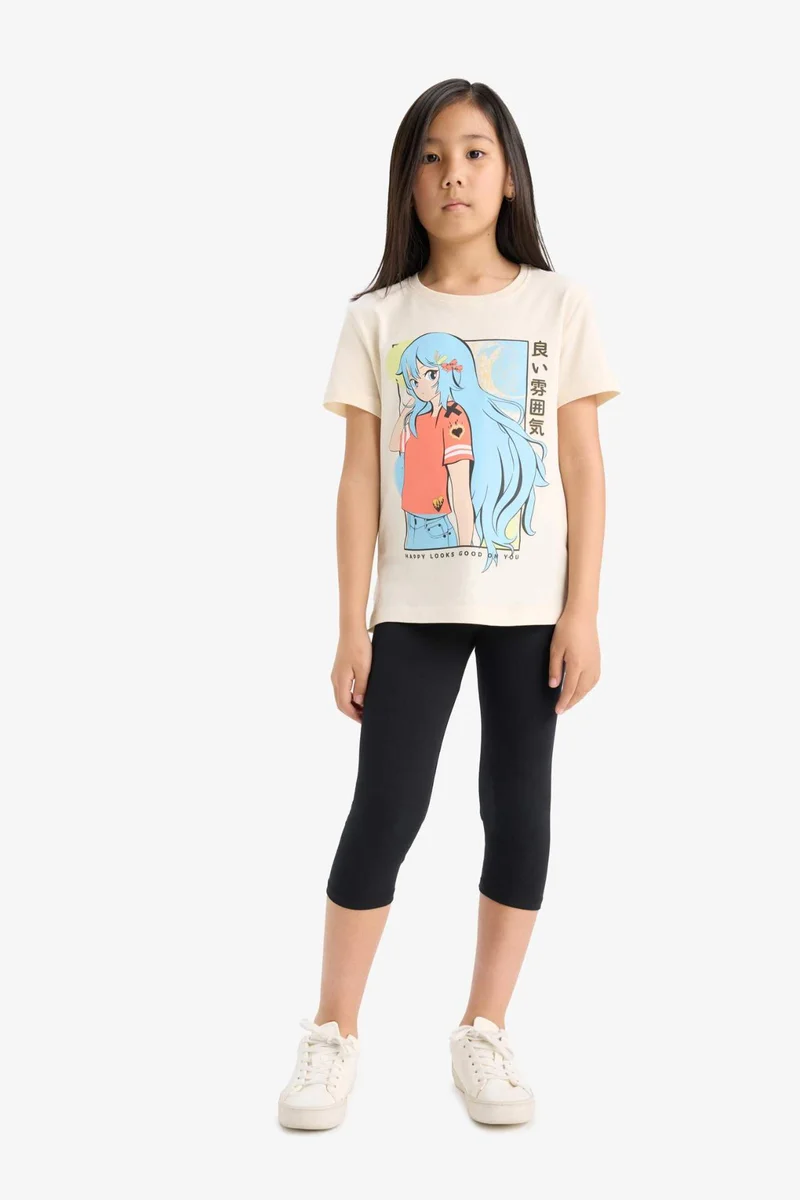 ديفاكتو Girl Capri Length Leggings