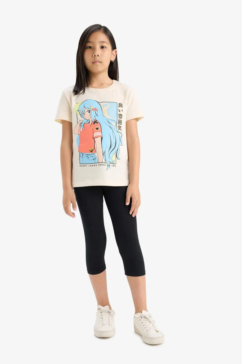 ديفاكتو Girl Capri Length Leggings