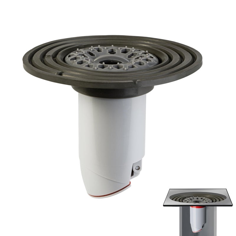 COLDDD OdorProof Shower Drain Plug Backflow Preventer with Magnetic Closure Valve Hair Catcher and Silicone Reducer Ring Fits 1939 ID Drains Sewers and Pipes