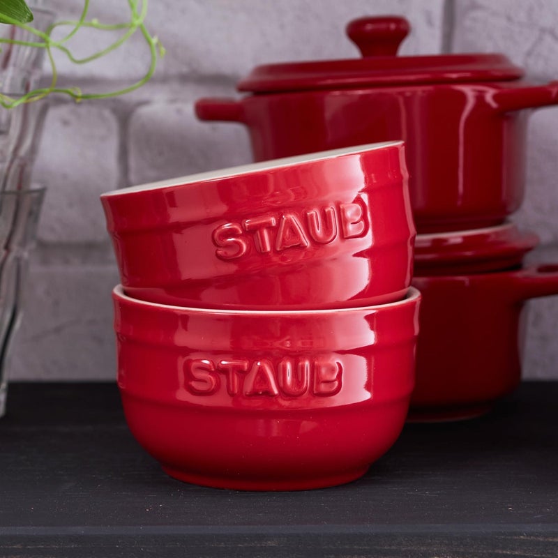 STAUB مجموعة أوعية التحضير من ستوب، 2 قطعة، كرز - Image 3