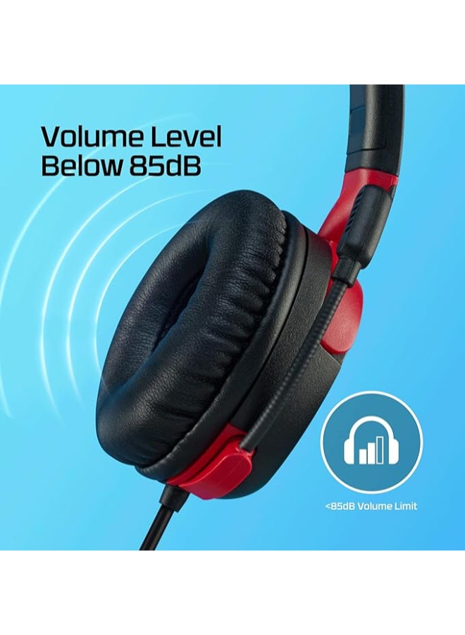 HYPERX Cloud Mini Wired in Ear Headset Compatible with PC,Chromebook,Nintendo Switch,PlayStation Controllers,Xbox Controllers,Phones,Laptops,Tablets,Tuck-Away Boom Mic,3.5mm Jack - Multi Color - Image 2