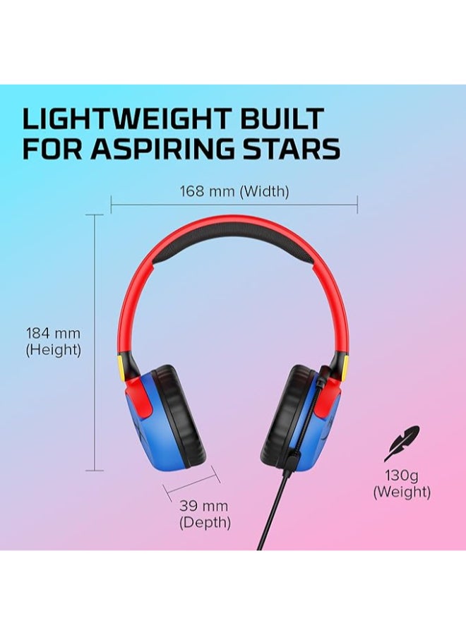HYPERX Cloud Mini Wired in Ear Headset Compatible with PC,Chromebook,Nintendo Switch,PlayStation Controllers,Xbox Controllers,Phones,Laptops,Tablets,Tuck-Away Boom Mic,3.5mm Jack - Multi Color - Image 3