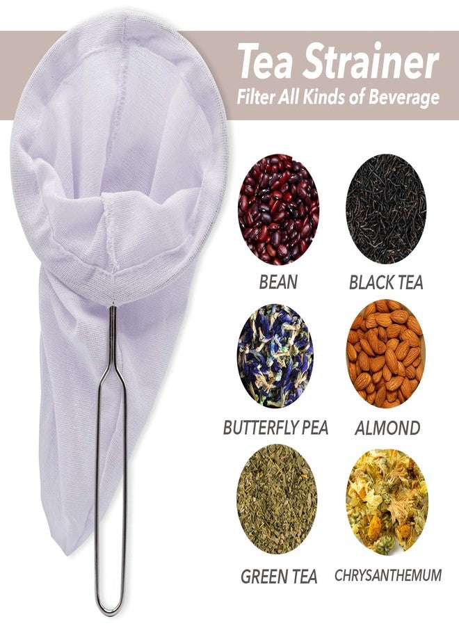 DDPremium Coffee Sock Strainer Traditional Thai Brewing Coffee Filter for Rich Coffee and Tea 3 inch - Image 4