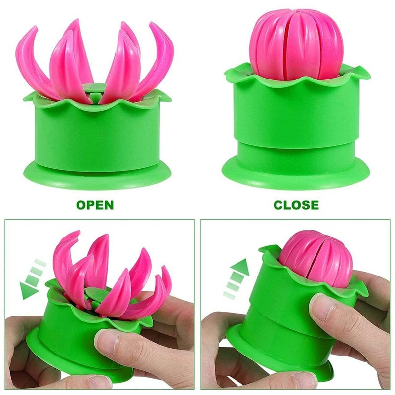 AVINYA Avinya Momos Maker Mould Shapes Plastic Dumpling Maker Dough Press Steamed Stuffed Bun Making Mold Cooking Tool  - Image 3