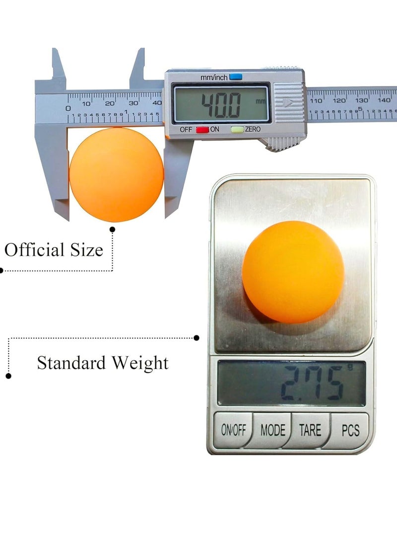 ARGT 36 كرة بلياردو | كرات تدريب تنس الطاولة | كرات ABS عالية الأداء ومتينة | للاستخدام الداخلي والخارجي | حجم 40 مم | برتقالي وأبيض | مثالية للتدريب، الألعاب، المشاريع DIY والتعليم - Image 2
