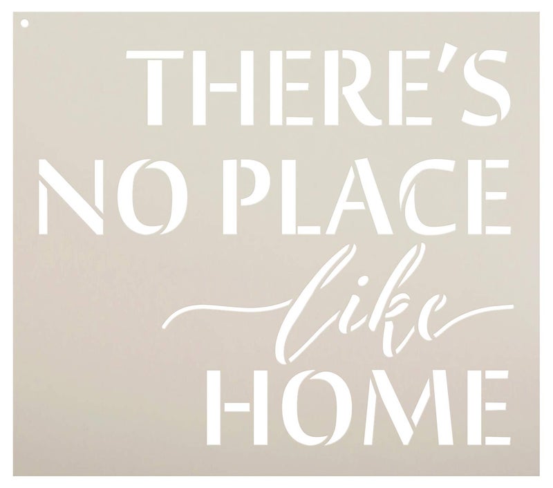 Studio R 12 There's No Place Like Home - Word Stencil - 7" x 6" - STCL1884_1 - by StudioR12 - Image 1