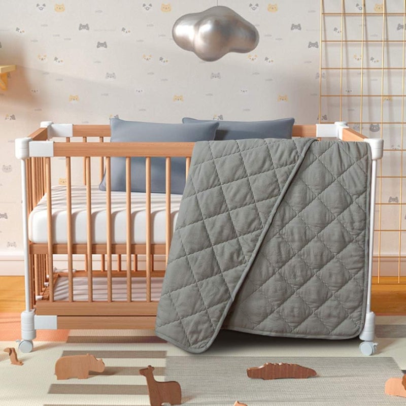 BEDSUM 100% Brushed Microfiber Down Alternative Toddler Comforter - Image 5