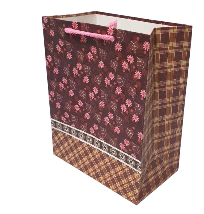 ANVIK Gift Bag Small|Return Gift Bags for Kids Birthday|Gift Packing Bags for Anniversary Wedding House Warming Baby Shower|Paper Gift Bags| Product Dimension : H-7.25 x L-6 x W-3.5inches(Pack of 6) (Design 2) - Image 2