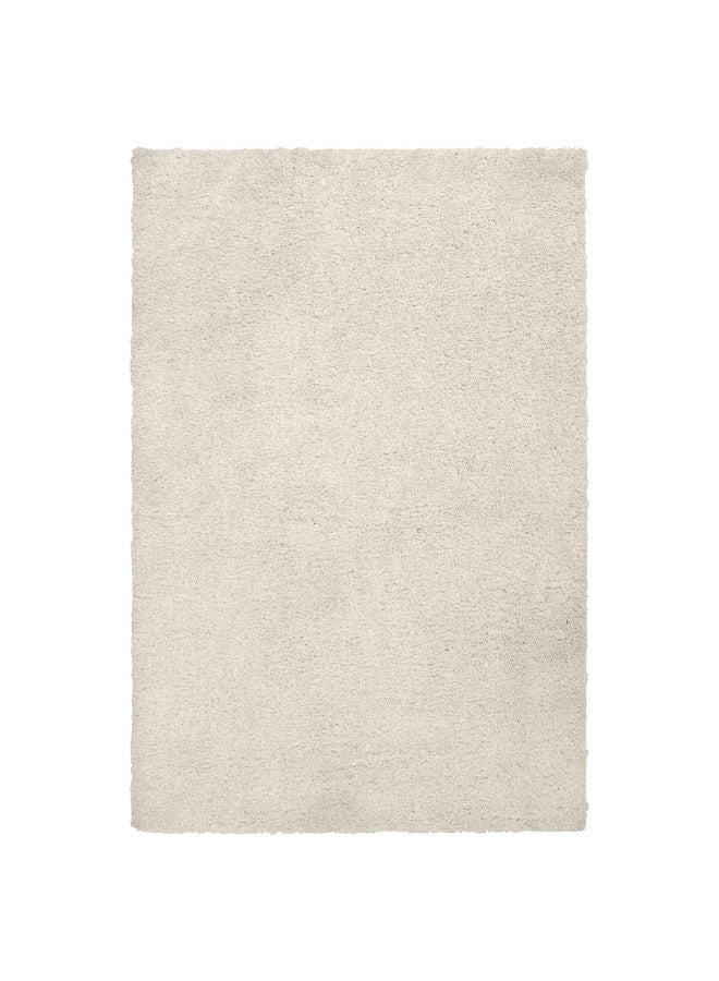 IKEA (IKEA) سجادة ذات وبر عالٍ، لون أبيض مائل للبيج، 120 × 180 سم - Image 1