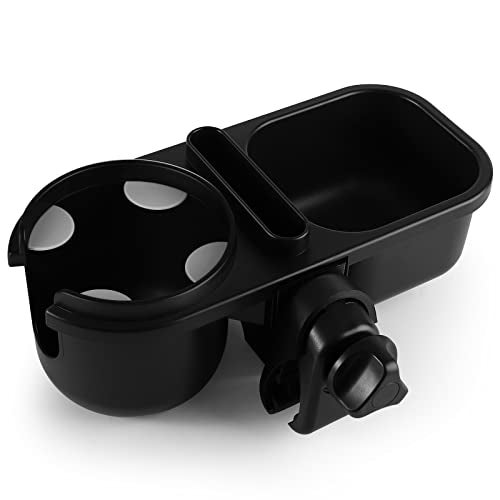 Accmor Stroller Cup Holder with Tray Universal Cup Holder Tray for Uppababy Nuna Doona Strollers Bottle Drinks Holder for Stroller Wheelchair Walker - Image 3