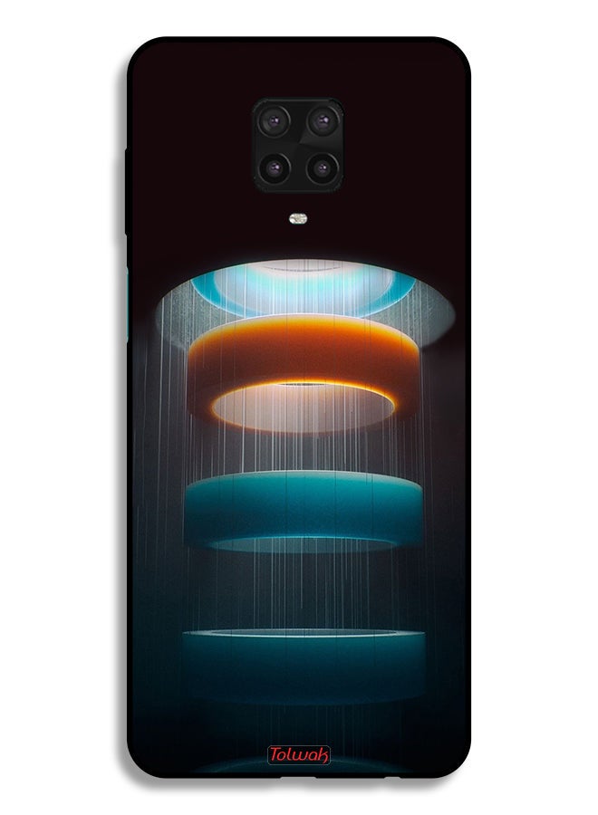 Tolwak Xiaomi Redmi Note 9 Pro Protective Case Cover Rings Art Pattern - Image 2