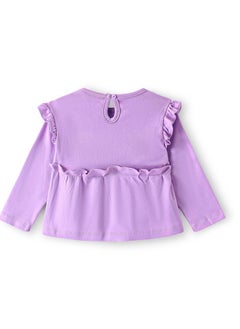 Bonfino Bonfino Text Patch T-Shirt and Leggings Set - Lilac(9-24M&2-6Y)  - Image 3