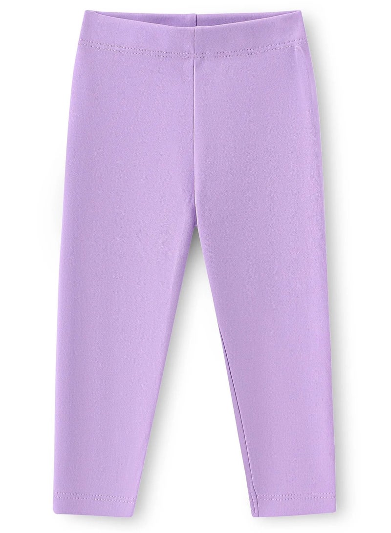 Bonfino Bonfino Text Patch T-Shirt and Leggings Set - Lilac(9-24M&2-6Y)  - Image 4