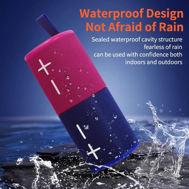 Cyboris 2 in 1 Magnetic Split Bluetooth Speaker, Color Blocking Waterproof Dual Splittable Portable Wireless Speaker 20W Loud Stereo Sound, Bluetooth V5.3, 24H Playtime, True Wireless Stereo for Home Outdoor - Image 5