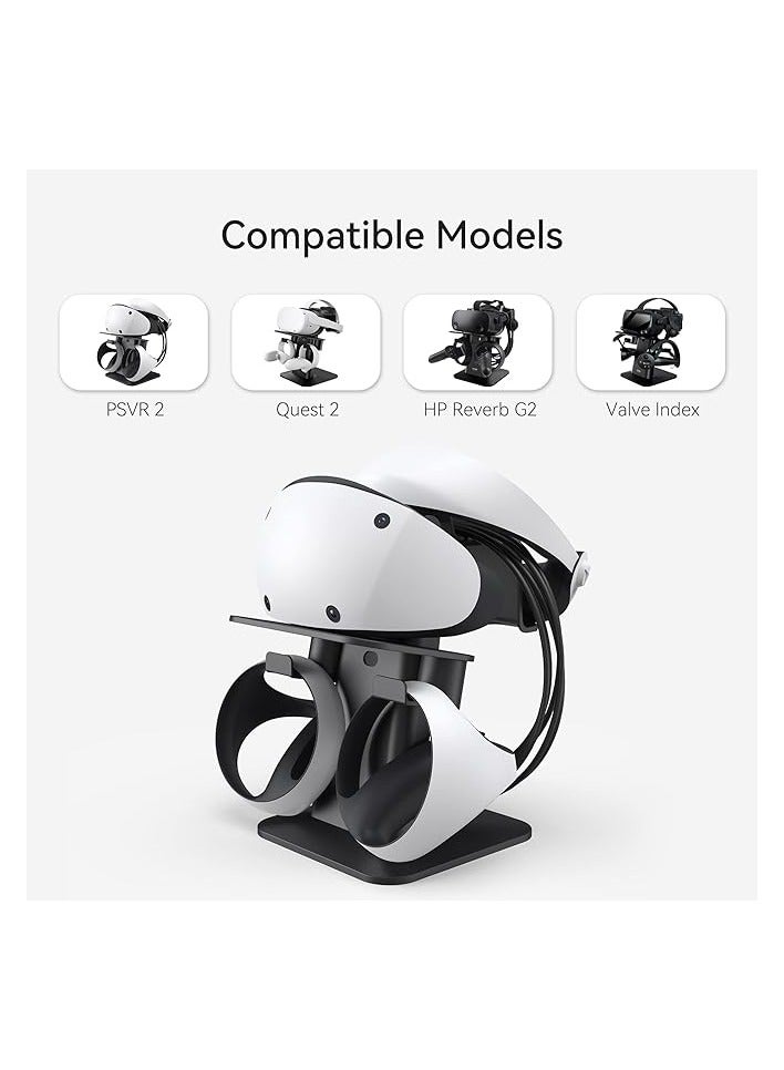 بروماس ملحقات مطورة لحامل تبديل حامل VR، حامل VR لوحدات التحكم باللمس لسماعات الرأس Quest 2/Quest/Rift S/HP Reverb G2 - Image 2