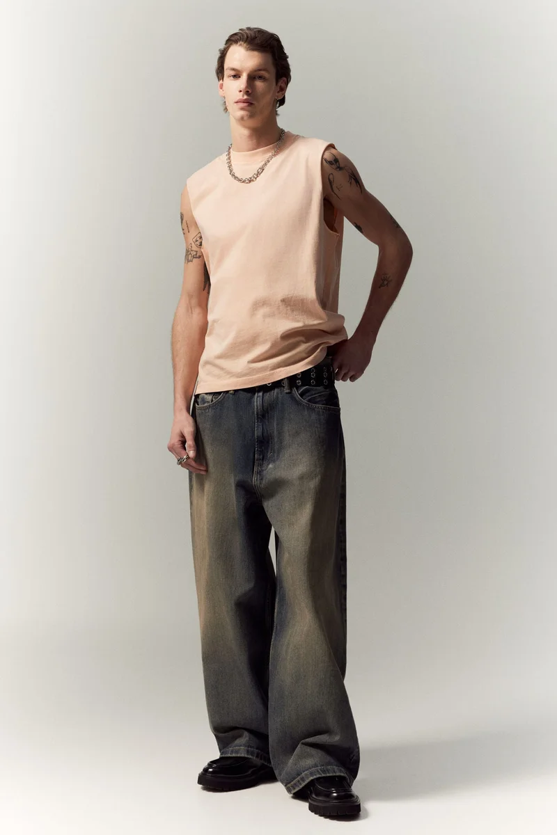 H&M Regular Fit Washed vest top