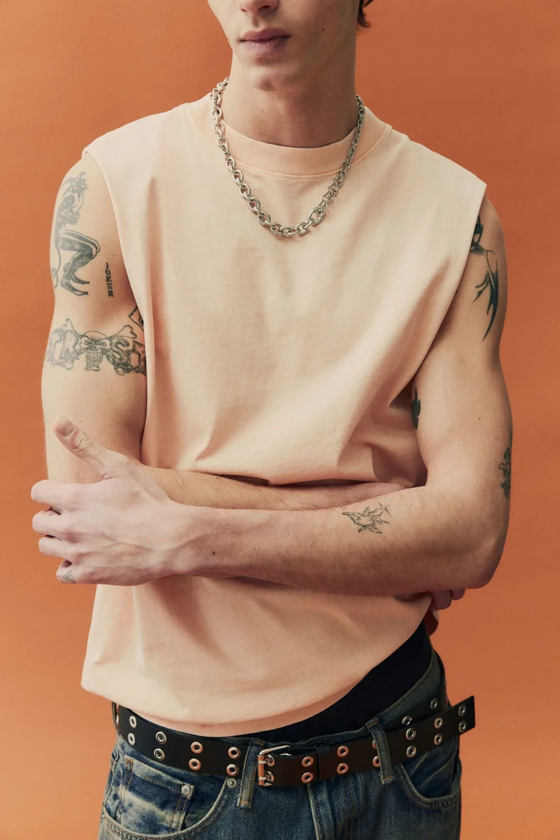 H&M Regular Fit Washed vest top