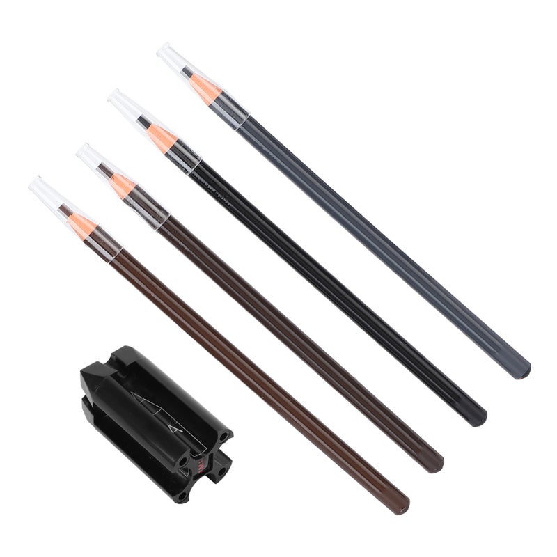 Eyebrow Pencil Sharpener Professional Salon Makeup Waterproof Microblading Eyebrow Pencil Set - Image 5