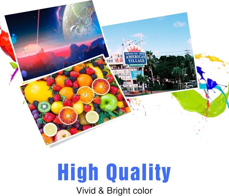 JETSIR 4 Color Ink Refill kit for HP 950 951 932 933 60 61 952 902 901 62 63 21 22 920 940 934 564 711 970 971 94 95 96 Ink Cartridge (2 Black 1 Cyan 1 Magenta 1 Yellow) 100ML x5 Bottle with Syringe - Image 4